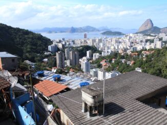 View of Rio's South Zone from favela Pereira da Silva