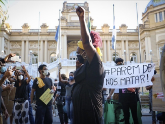 Demonstration against racism and police violence in Rio. Photo: Luna Costa