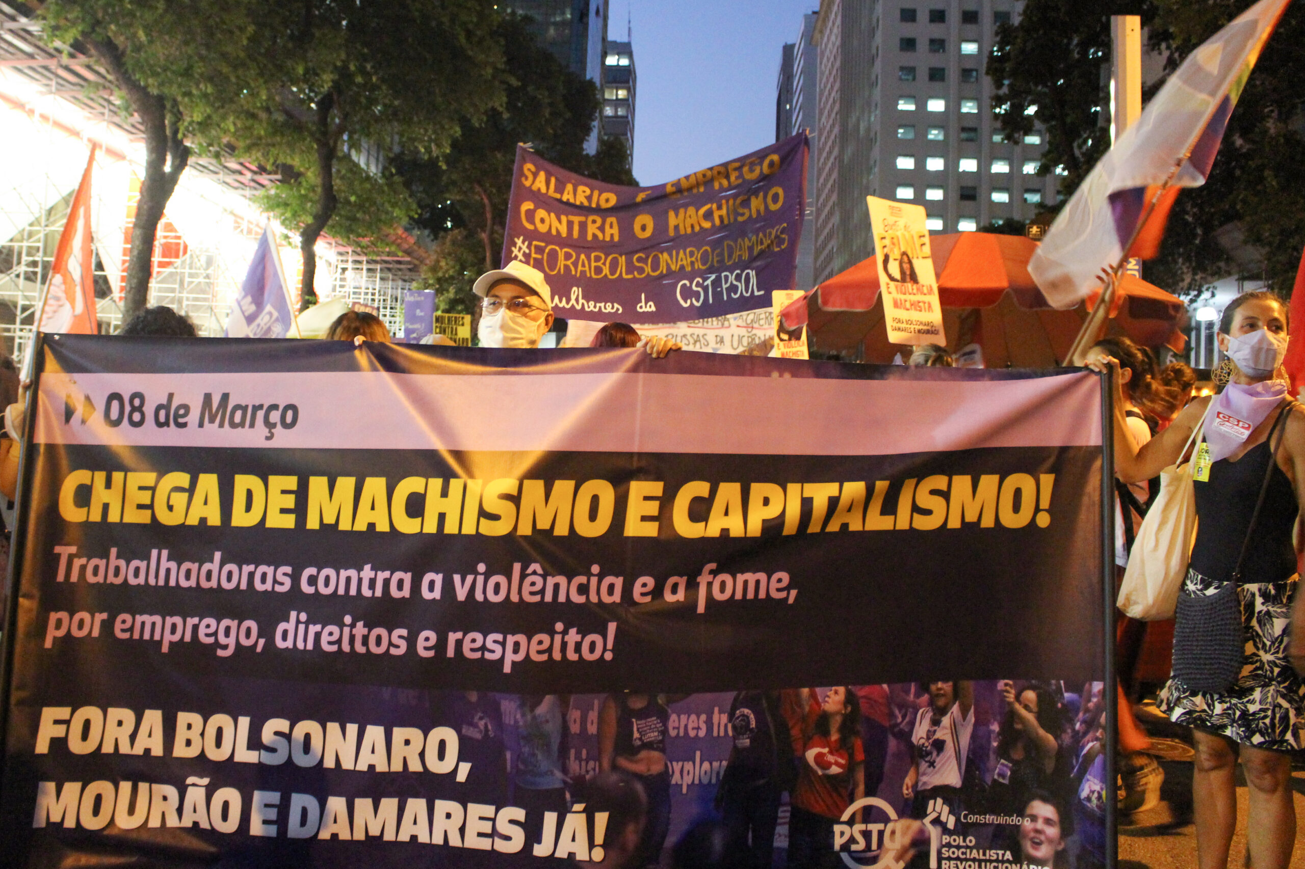 Unemployment and vulnerability among women were part of the protest agenda. Photo: Jaqueline Suarez