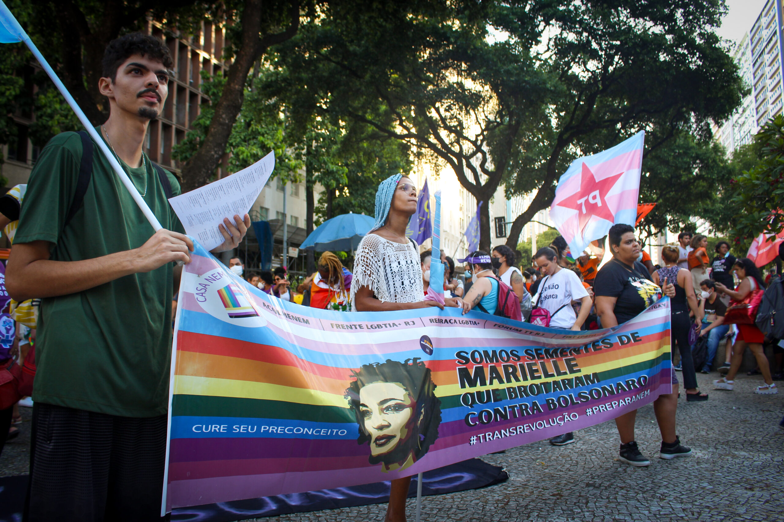 This month, it'll be four years since Councilor Marielle Franco was murdered. Photo: Jaqueline Suarez