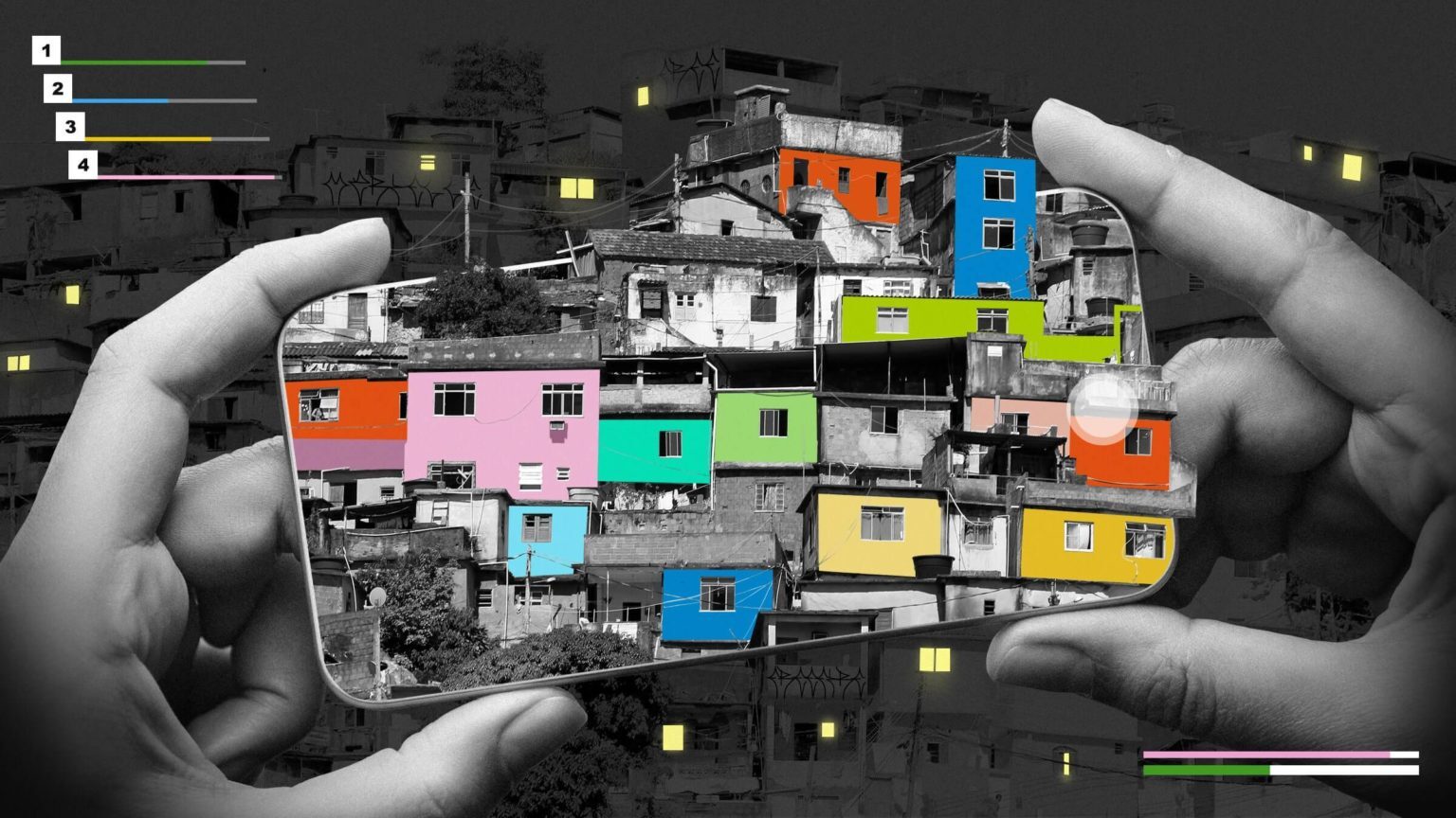 Wired magazine portrayed the vitality of favela gaming. Art: Phellipe Wanderley