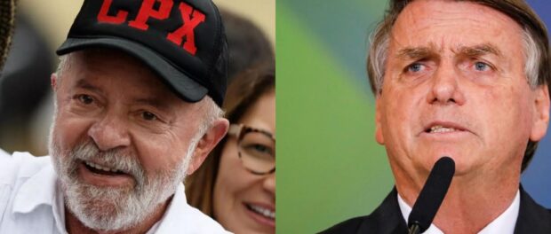 Photomontage created by Carta Capital magazine shows Lula wearing the CPX cap on the left and Bolsonaro on the right