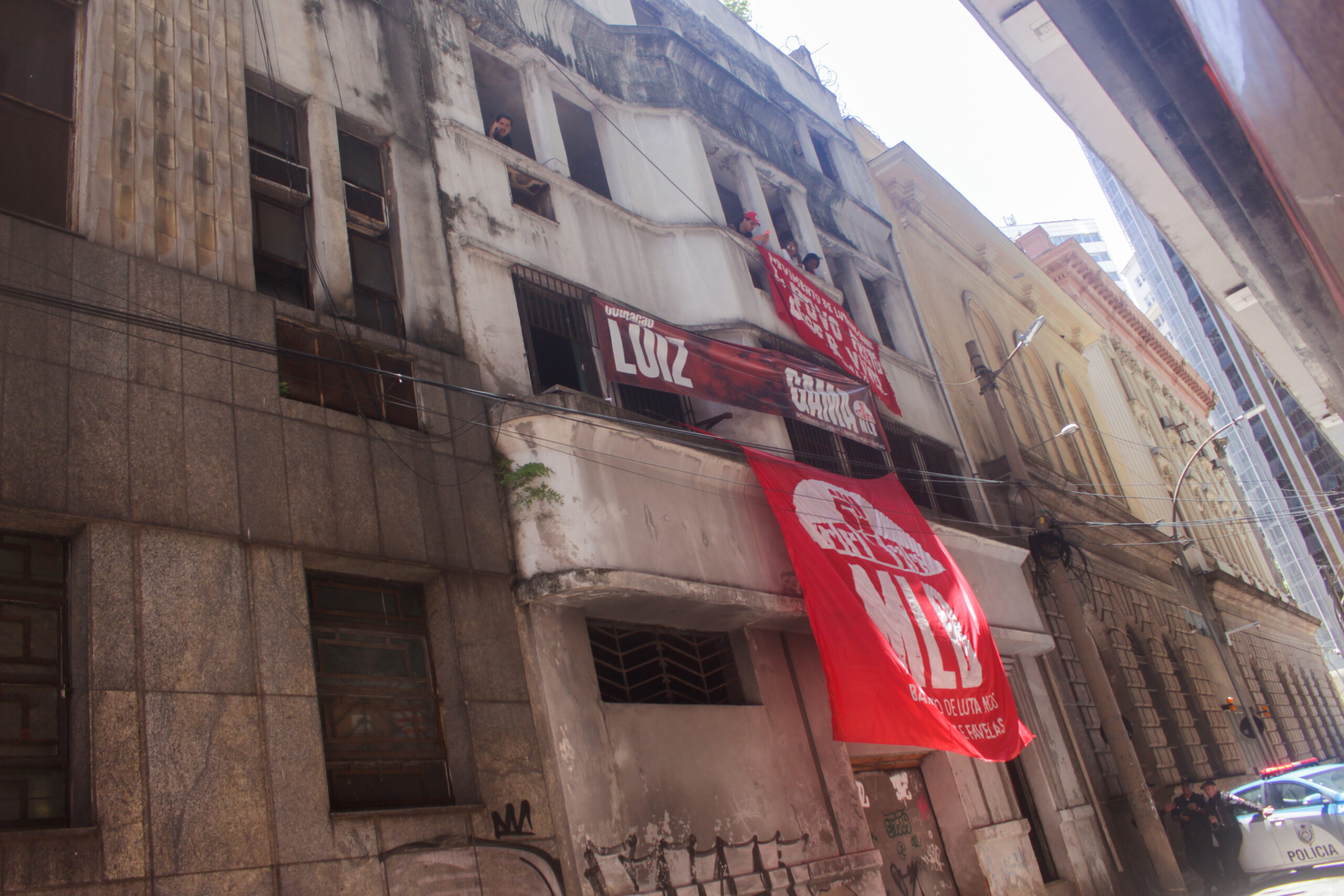 Luiz Gama Occupation building at Rua Alcântara Machado, 24, in downtown Rio. Photo: Vinícius Ribeiro
