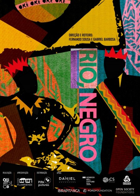 Pôster do documentário "Rio, negro." Imagem: reprodução