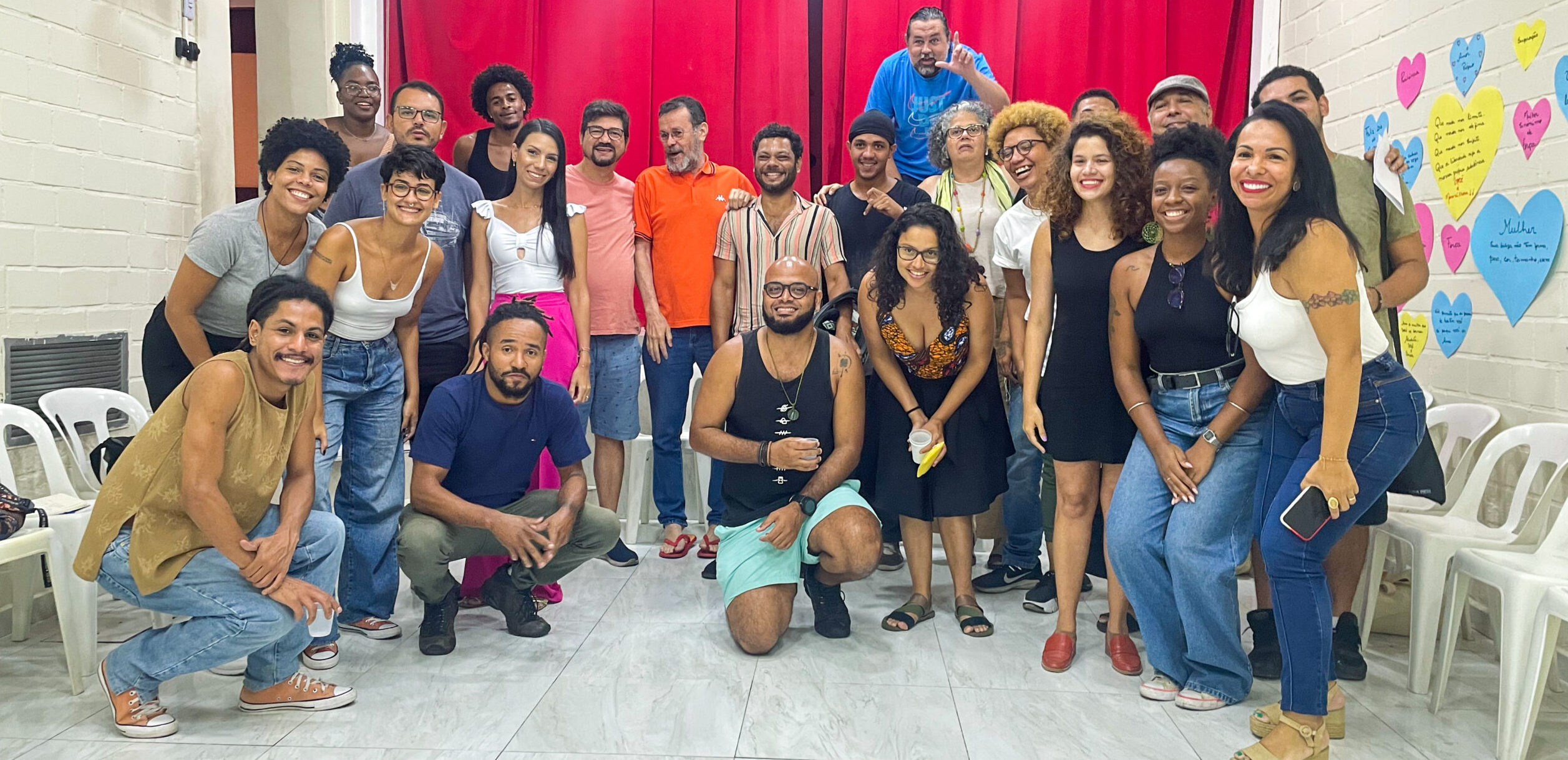 Participants of the 27th Meeting of the Favela University Forum. Photo: Vinícius Ribeiro