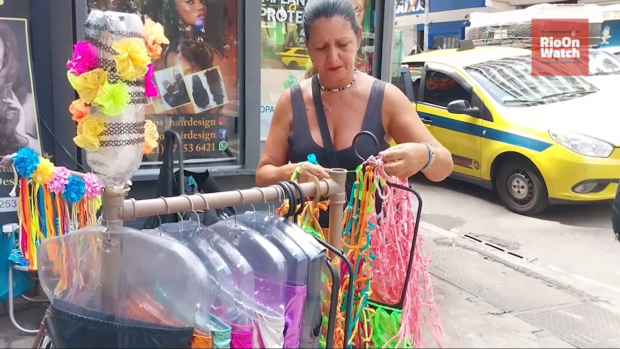 Cristina de Oliveira, resident of the Tabajaras favela in Copacabana in Rio’s South Zone, has been a street vendor for over a decade and is a mother who supports her children with informal work.