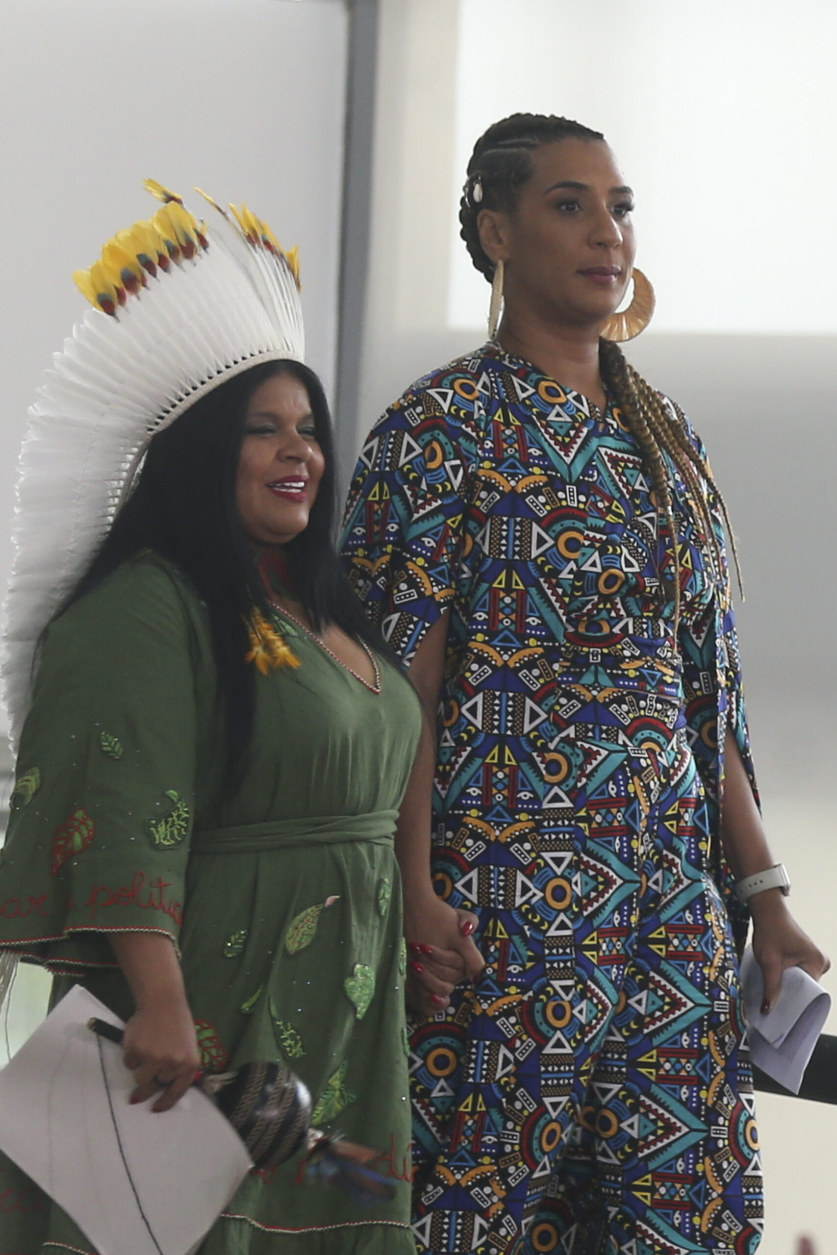 Inauguration of the ministers for Indigenous Peoples, Sonia Guajajara, and for Racial Equality, Anielle Franco. Photo: Valter Campanema/Agência Brasil