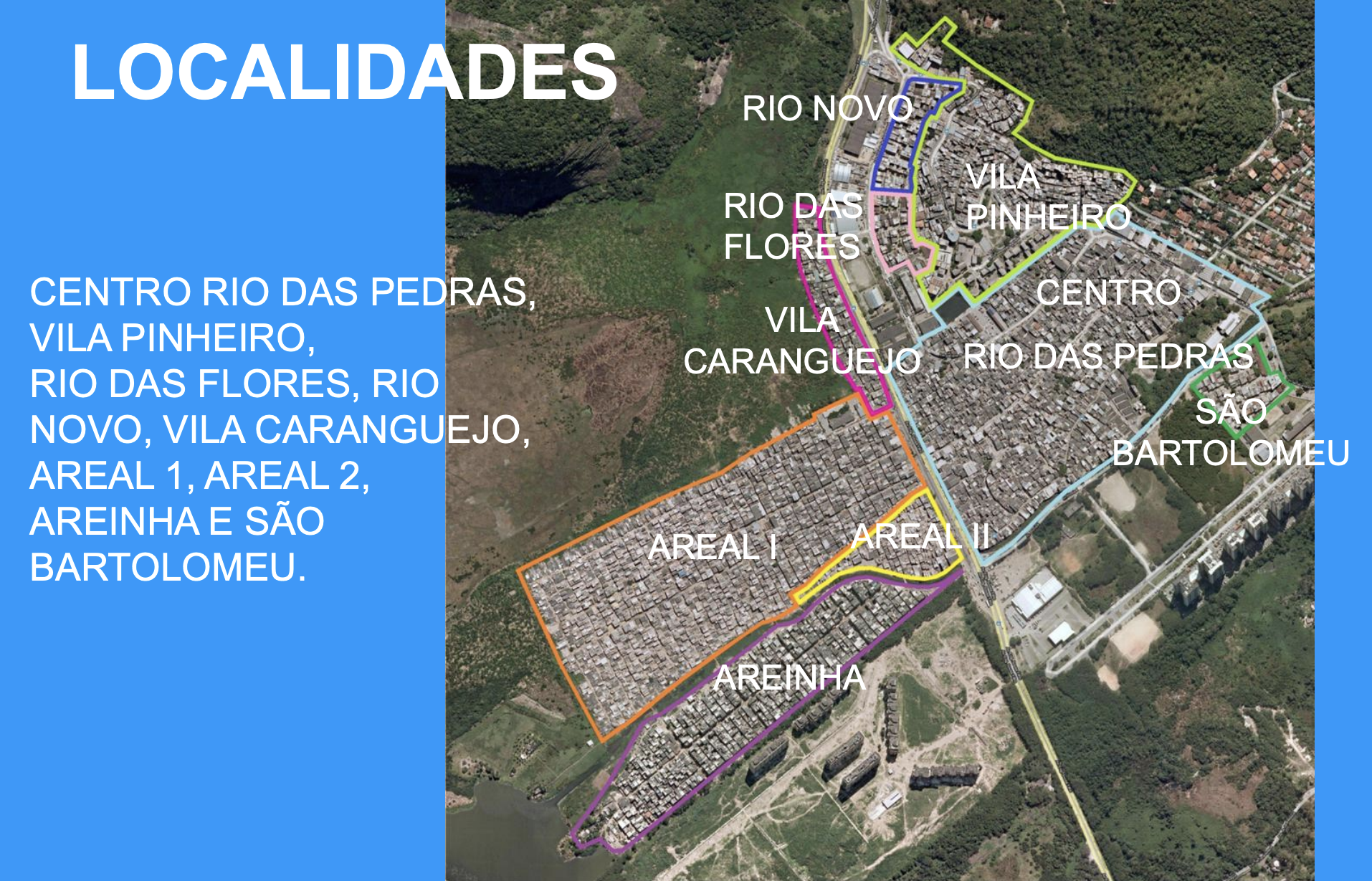 Subdivisions of Rio das Pedras
