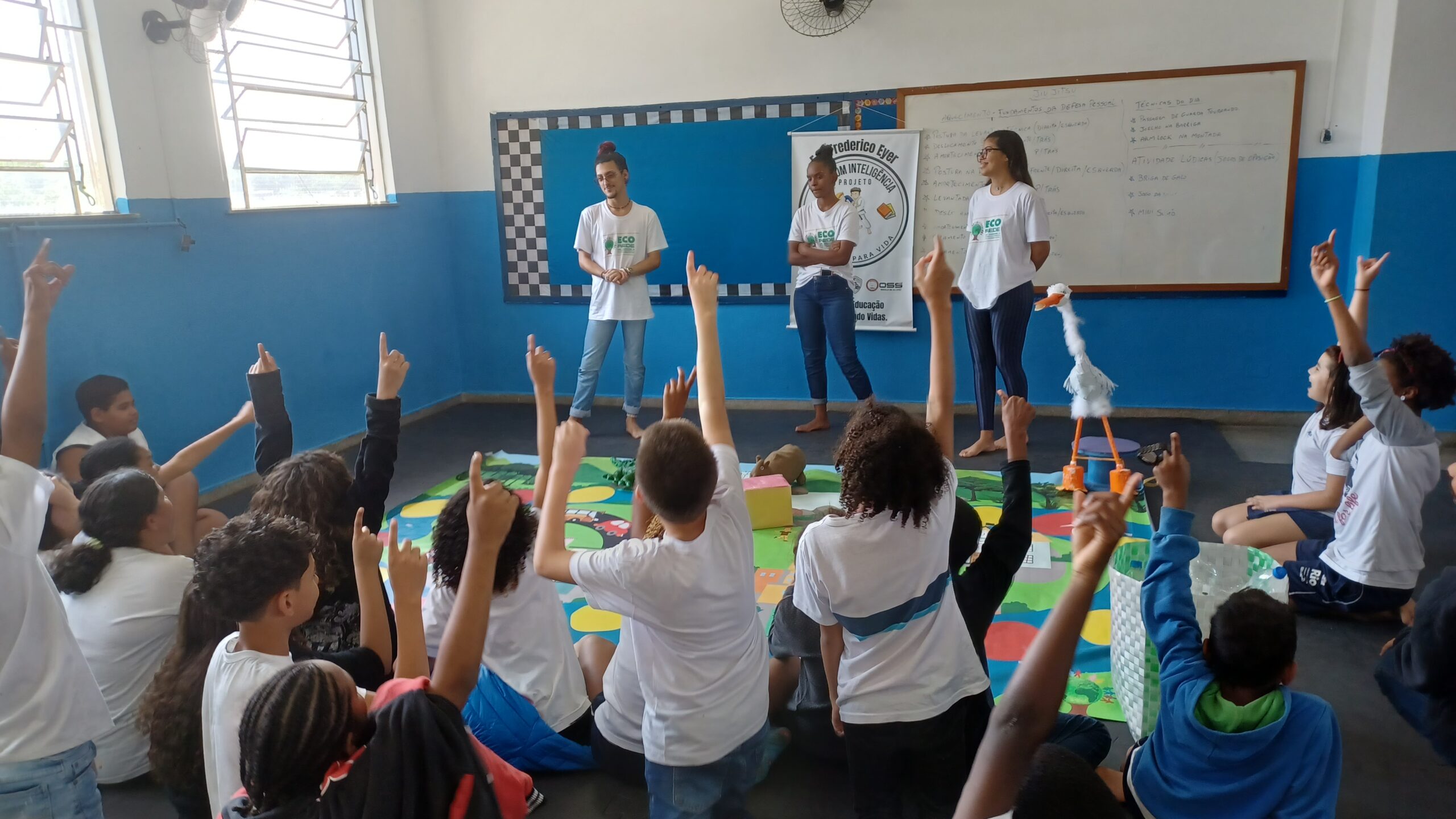 Socio-environmental Education Workshop at the Frederico Eyer Municipal School, October 2022. Photo: Lidiane Santos