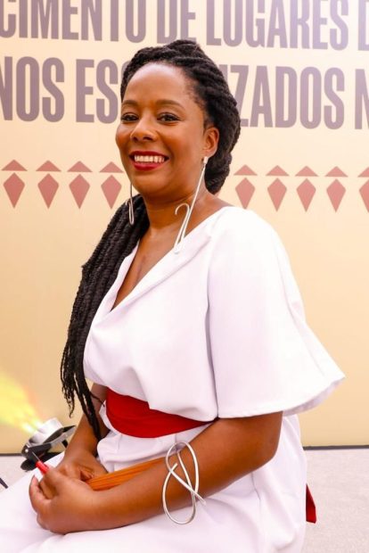 “Being a Black woman in the museum means no longer accepting that others speak about us without us,” emphasized Sinara Rúbia, director-president of MUHCAB. Photo: Press release
