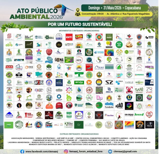 In total, 210 organizations helped build the Environmental Rally.