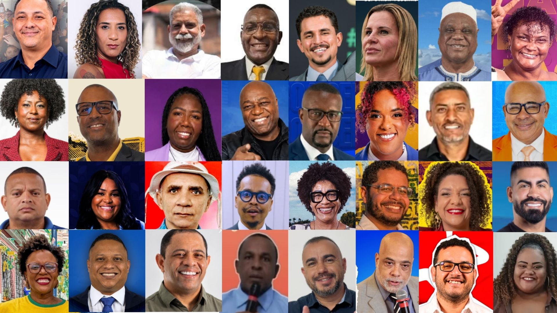 Some of the candidates for state and federal deputy running in the 2026 elections who self-identify as favela-born and raised or as favela residents. Montage: RioOnWatch Some of the candidates for state and federal deputy running in the 2026 elections who self-identify as favela-born and raised or as favela residents. Montage: RioOnWatch