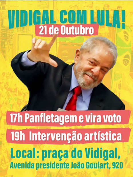 Rally in Vidigal to prepare residents. Photo: Social Media Rally in Vidigal to prepare residents. Photo: Social Media